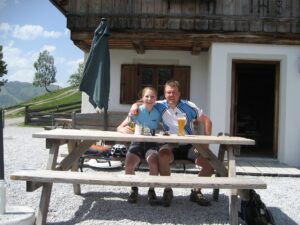 Abschiedsbier auf der Seealm